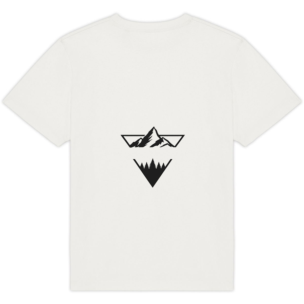 T-shirt Oversize urban Ed blanc - dos_0